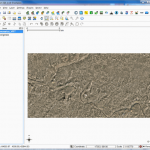 Mosaico VRT visualizado no QGIS 1.4.0